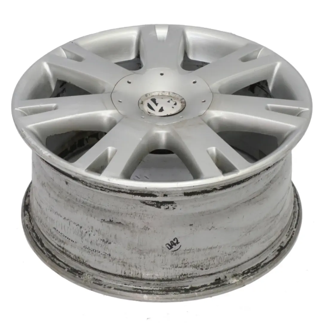 VW Volkswagen Touareg 7L Cerchio in lega argento 18" ET:57 8J - SKU 7L6601025L-1 - Numero di parte 7L6601025L