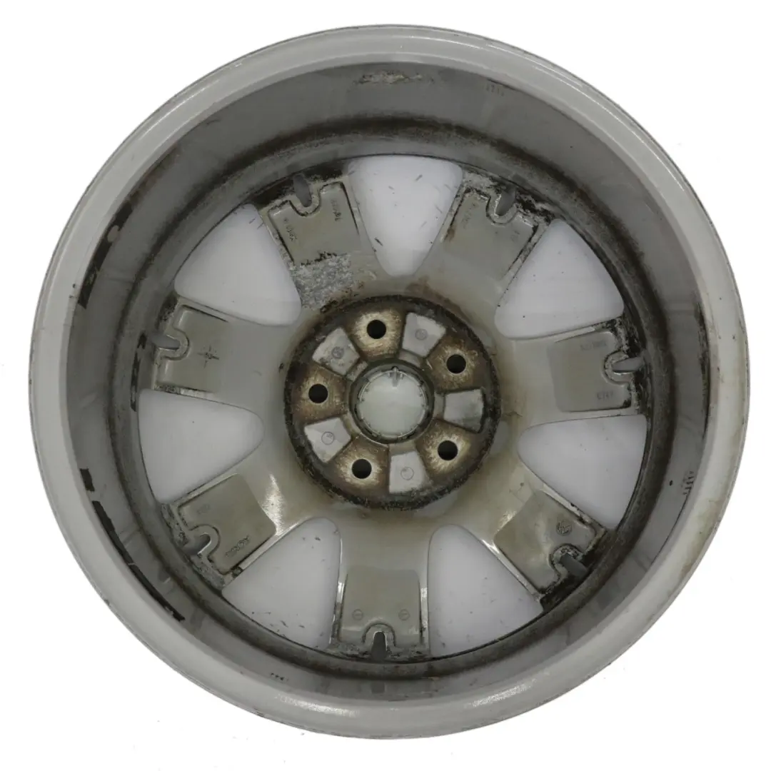 VW Volkswagen Touareg 7L Silberne Leicht Metall Felge 18" ET:57 8J - SKU 7L6601025L-2 - Teilenummer 7L6601025L