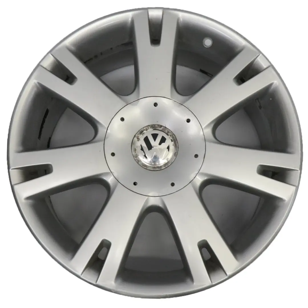 VW Volkswagen Touareg 7L Silver Alloy Wheel Rim 18" ET:57 8J - SKU 7L6601025L-3 - Part number 7L6601025L
