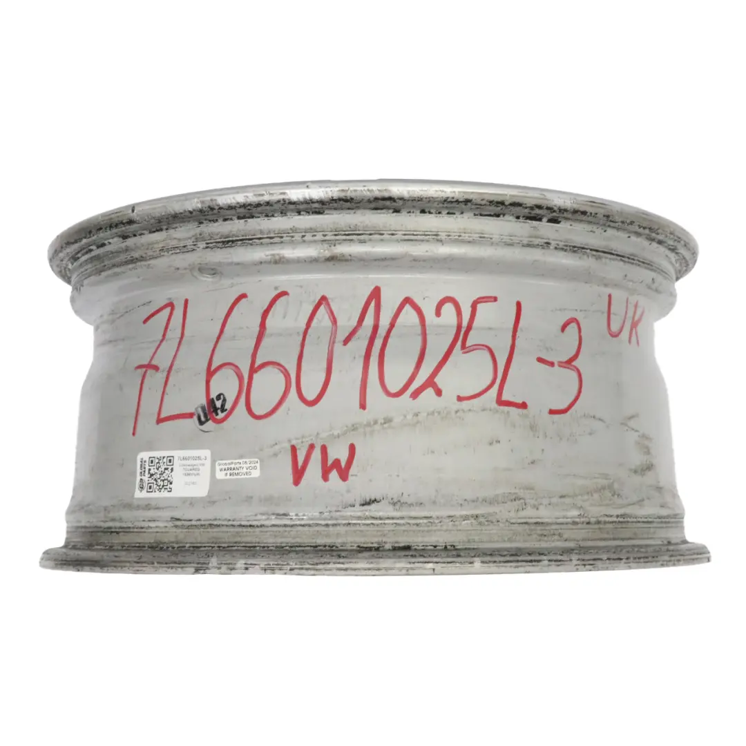 VW Volkswagen Touareg 7L Silver Alloy Wheel Rim 18" ET:57 8J - SKU 7L6601025L-3 - Part number 7L6601025L