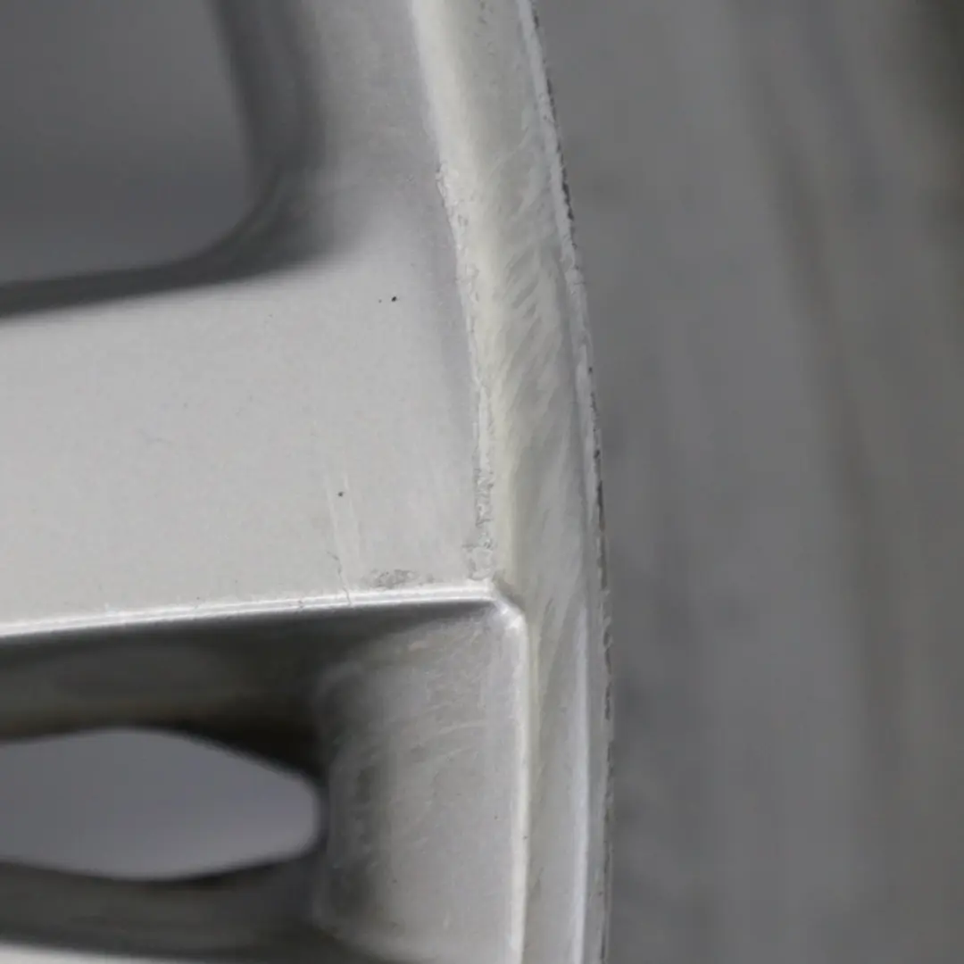 VW Volkswagen Touareg 7L Silver Alloy Wheel Rim 18" ET:57 8J - SKU 7L6601025L-3 - Part number 7L6601025L