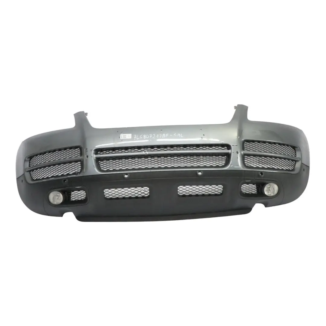 VW Volkswagen Touareg Complete Front Bumper Trim Panel PDC Saltlakegrey - SKU 7L6807217AF-SAL - Part number 7L6807217AF