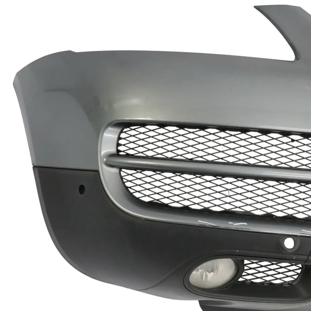 VW Volkswagen Touareg Complete Front Bumper Trim Panel PDC Saltlakegrey - SKU 7L6807217AF-SAL - Part number 7L6807217AF