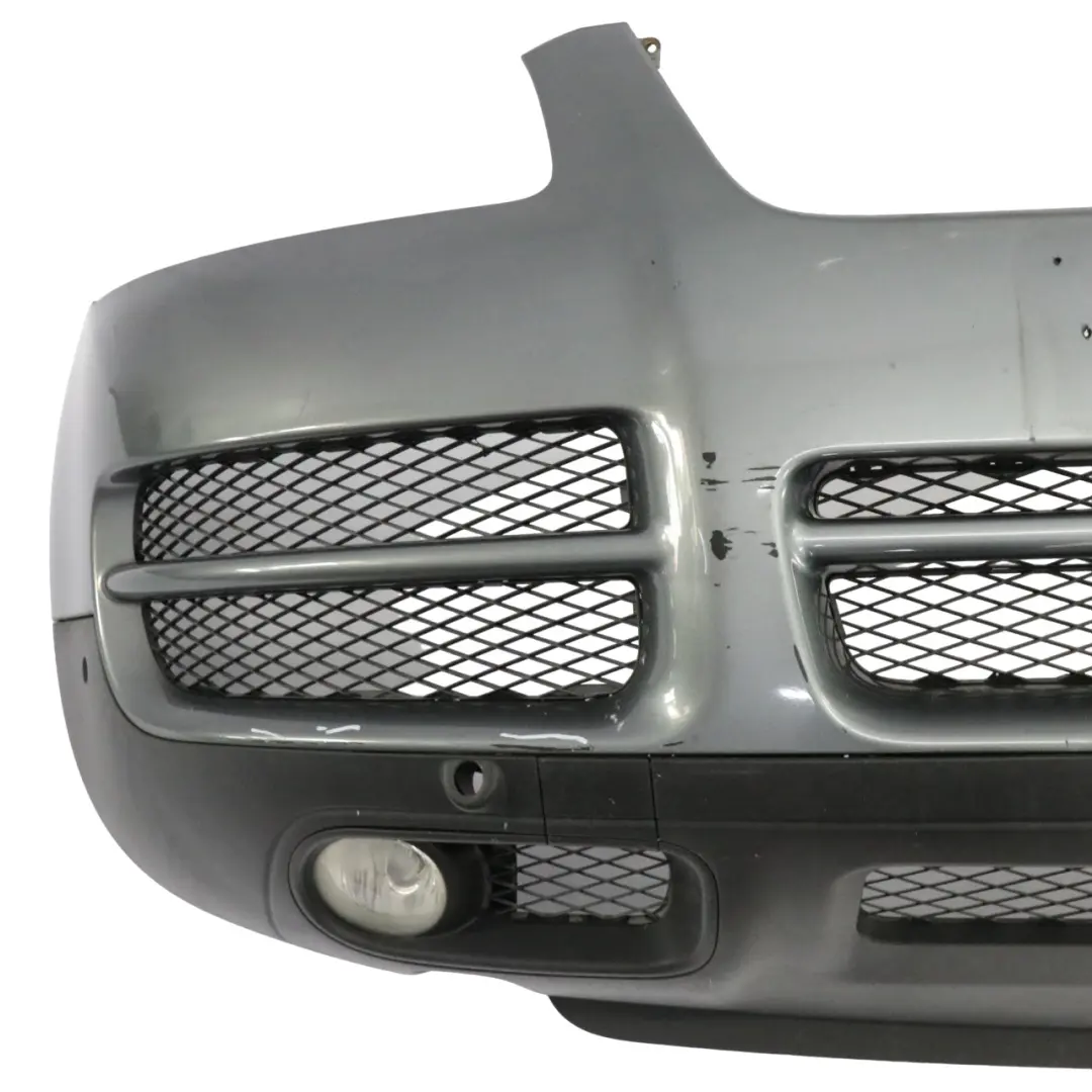 VW Volkswagen Touareg Complete Front Bumper Trim Panel PDC Saltlakegrey - SKU 7L6807217AF-SAL - Part number 7L6807217AF
