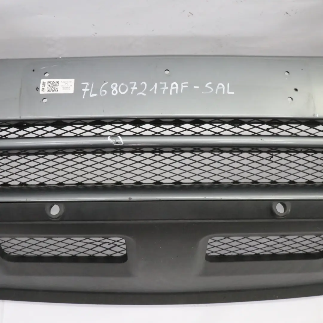 VW Volkswagen Touareg Complete Front Bumper Trim Panel PDC Saltlakegrey - SKU 7L6807217AF-SAL - Part number 7L6807217AF