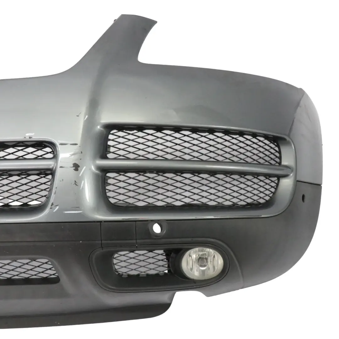 VW Volkswagen Touareg Complete Front Bumper Trim Panel PDC Saltlakegrey - SKU 7L6807217AF-SAL - Part number 7L6807217AF