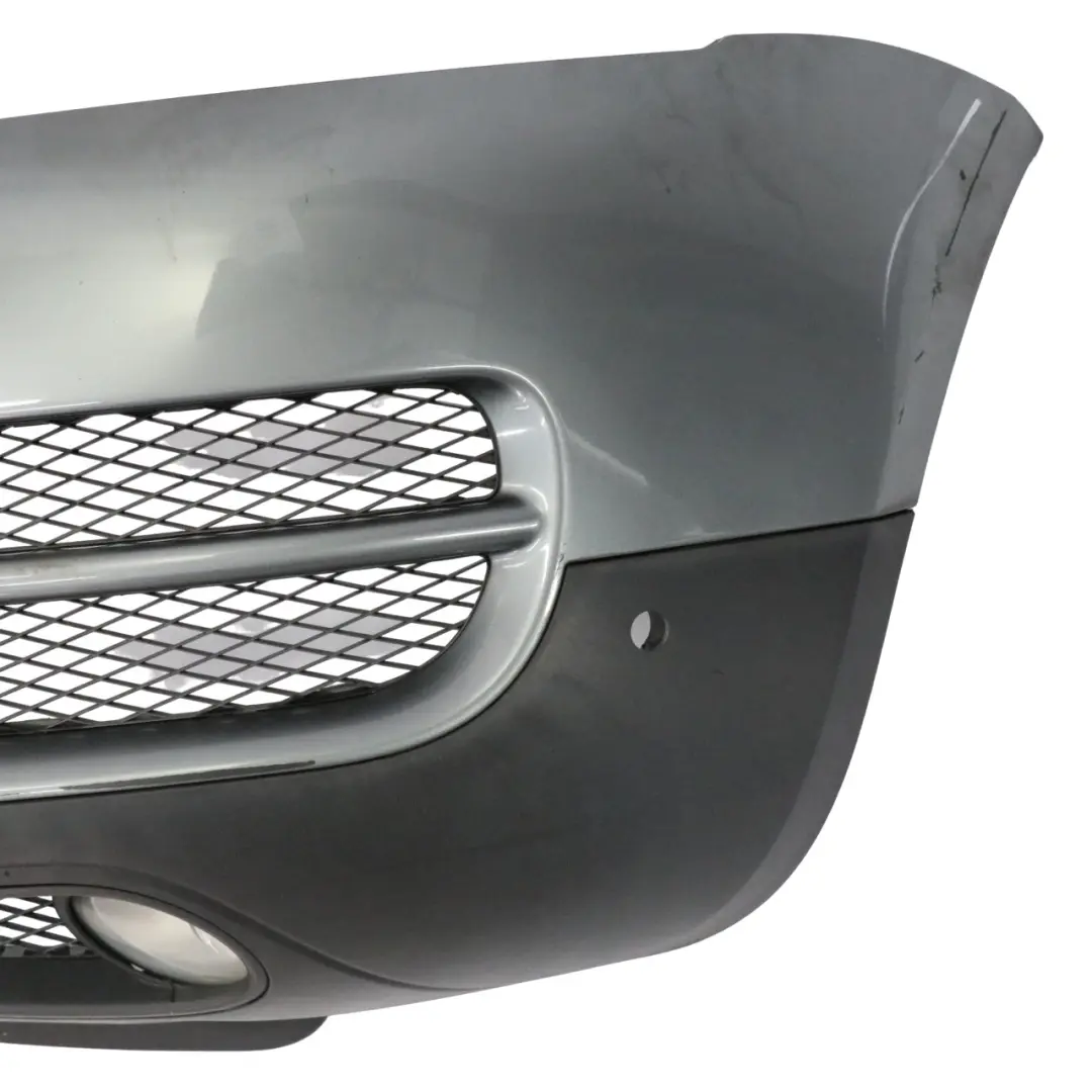 VW Volkswagen Touareg Complete Front Bumper Trim Panel PDC Saltlakegrey - SKU 7L6807217AF-SAL - Part number 7L6807217AF
