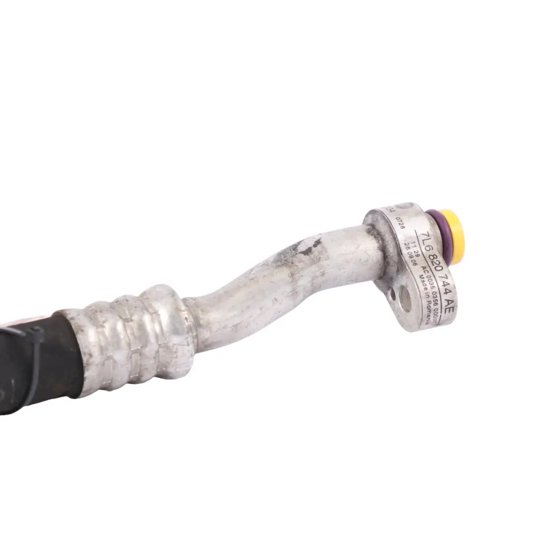 Manguera aire acondicionado A/C Tubería para Volkswagen Touareg 2.5 TDI con número de pieza 7L6820744AE Volkswagen Touareg 2.5 TDI Manguera aire acondicionado A/C Tubería - SKU 7L6820744AE - Número de pieza 7L6820744AE