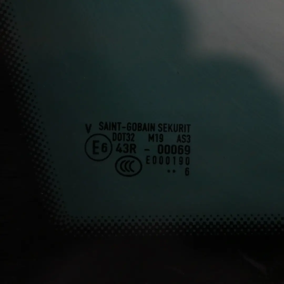 Window Left N/S Glass Side Quarter Fixed Tinted AS3 to Volkswagen Touareg Rear with Part number 7L6845297AJ Volkswagen Touareg Rear Window Left N/S Glass Side Quarter Fixed Tinted AS3 - SKU 7L6845297AJ - Part number 7L6845297AJ
