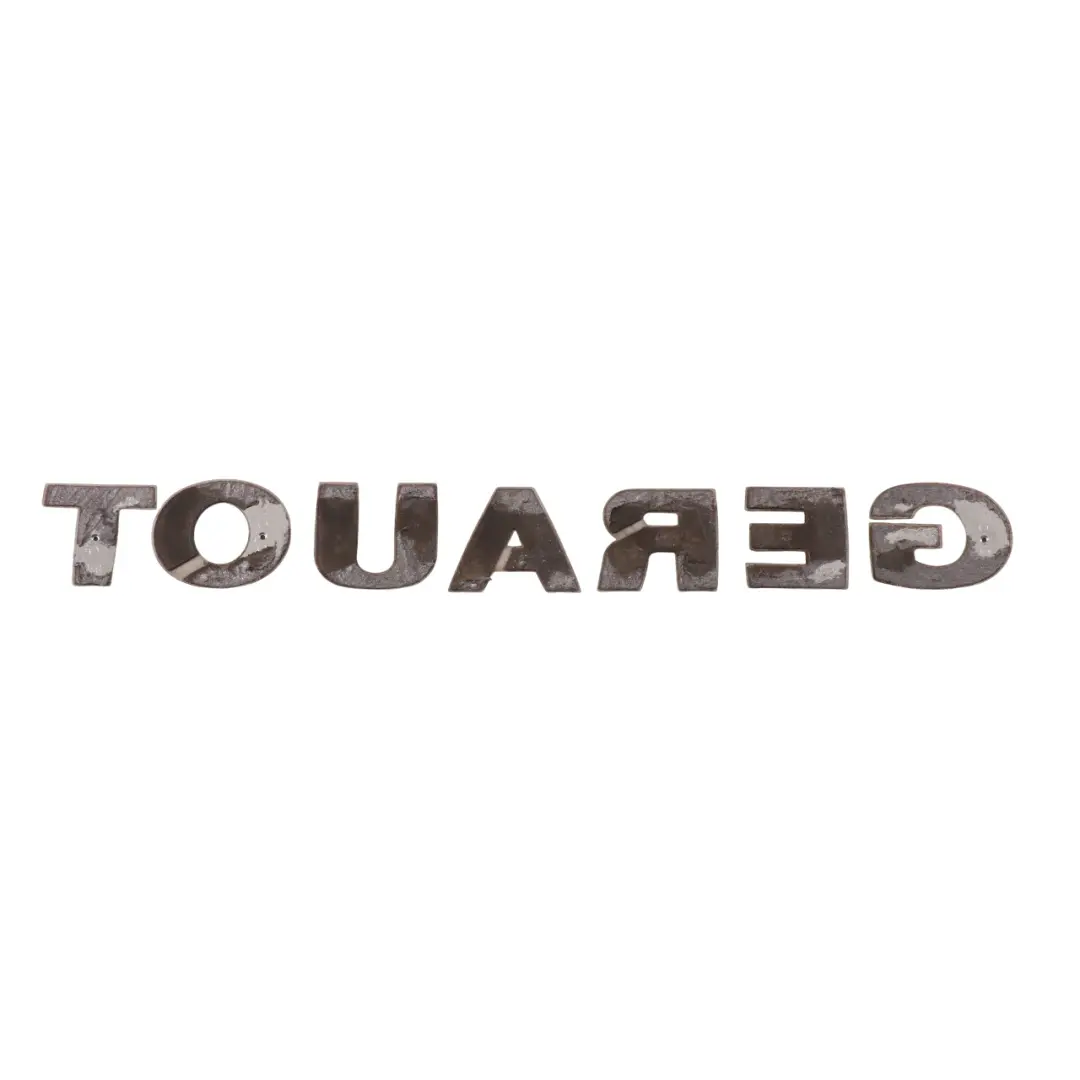 Volkswagen Touareg 7L Emblema posteriore Nome Modello Coperchio Tronco - SKU 7L6853687 - Numero di parte 7L6853687