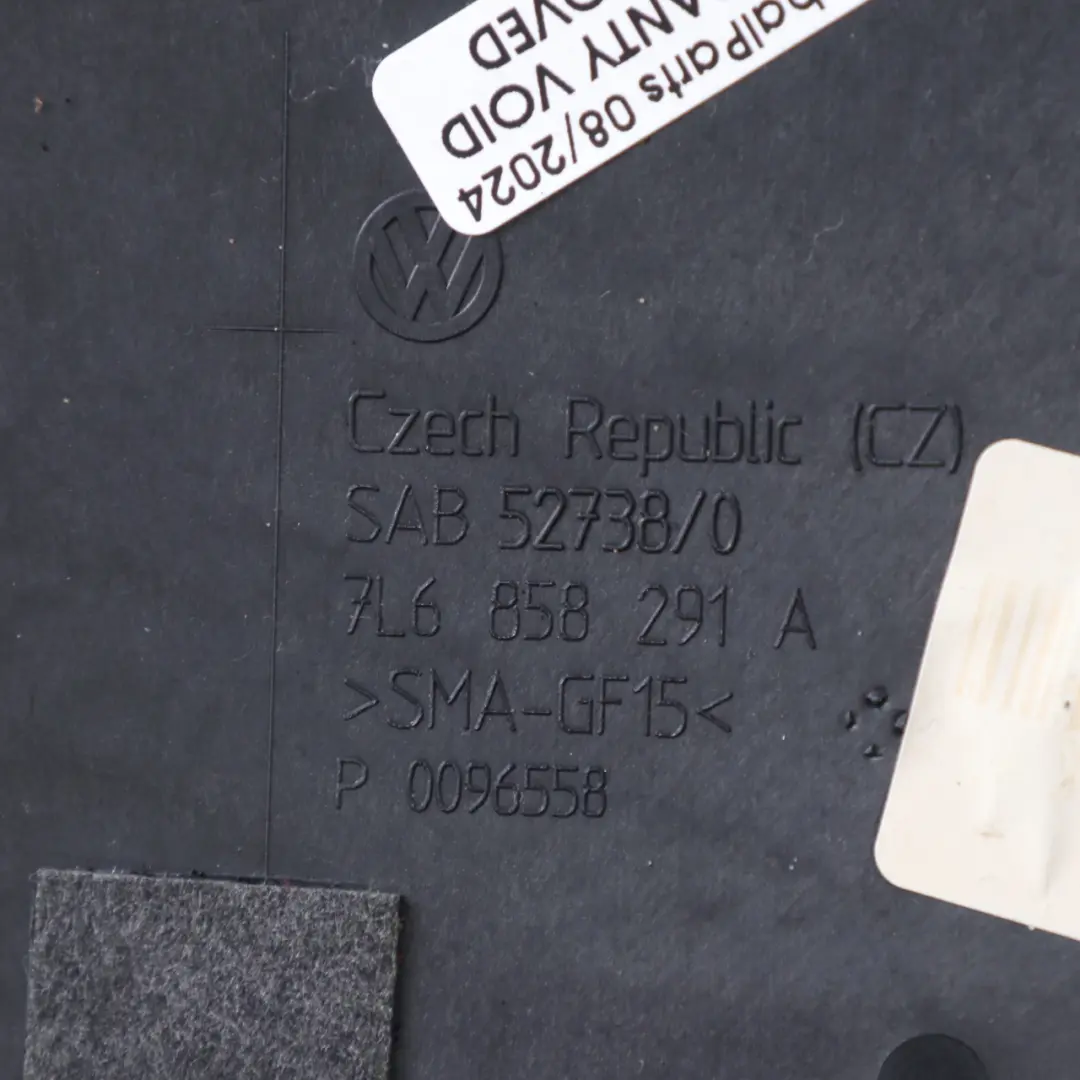 7L Osłona Obudowa Licznika Deski do Volkswagen Touareg o numerze 7L6858291E Volkswagen Touareg 7L Osłona Obudowa Licznika Deski - SKU 7L6858291E - Numer Części 7L6858291E