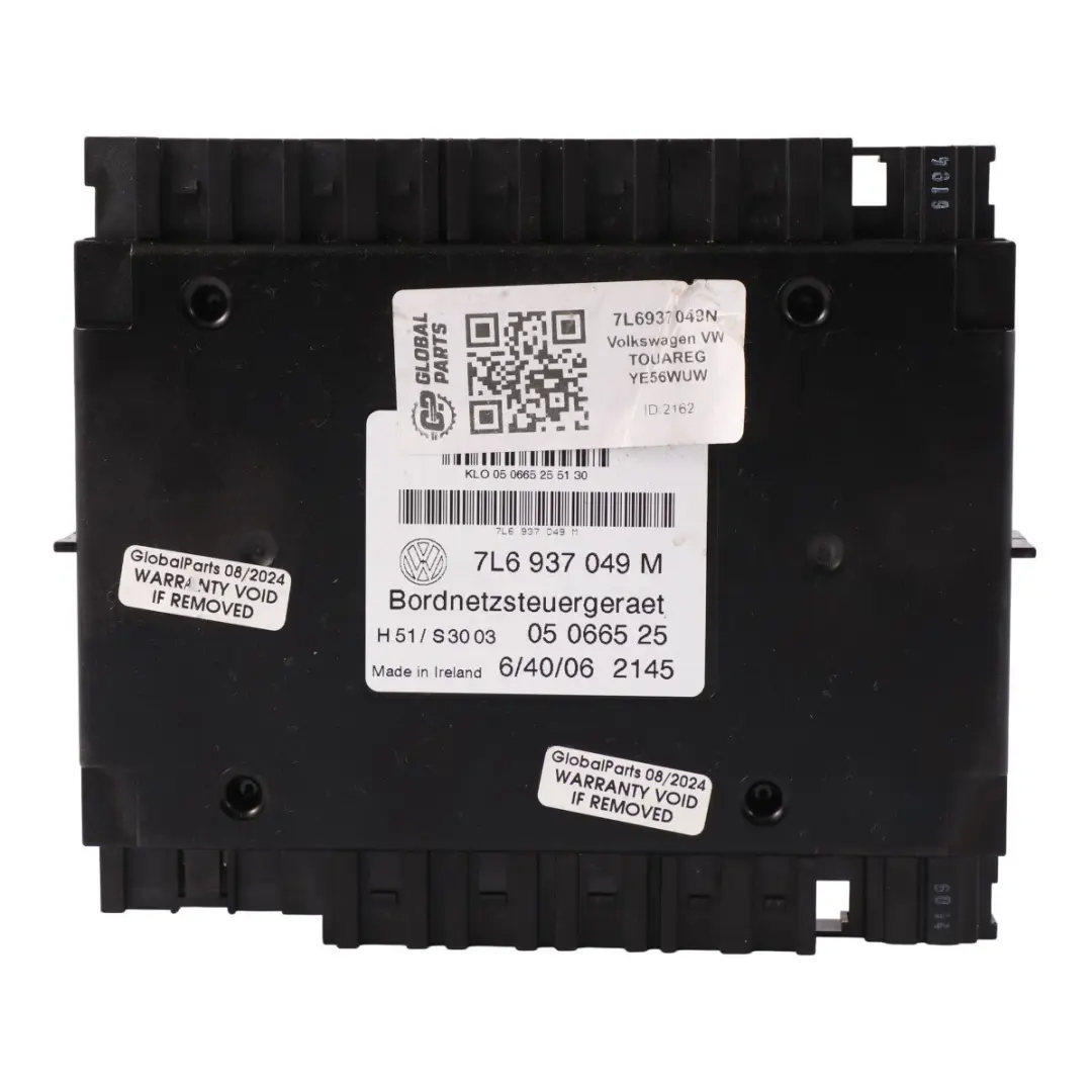 7L Alimentation embarquée confort Unité module ECU pour Volkswagen Touareg à propos du numéro de pièce 7L6937049N Volkswagen Touareg 7L Alimentation embarquée confort Unité module ECU - SKU 7L6937049N - Numéro de pièce 7L6937049N