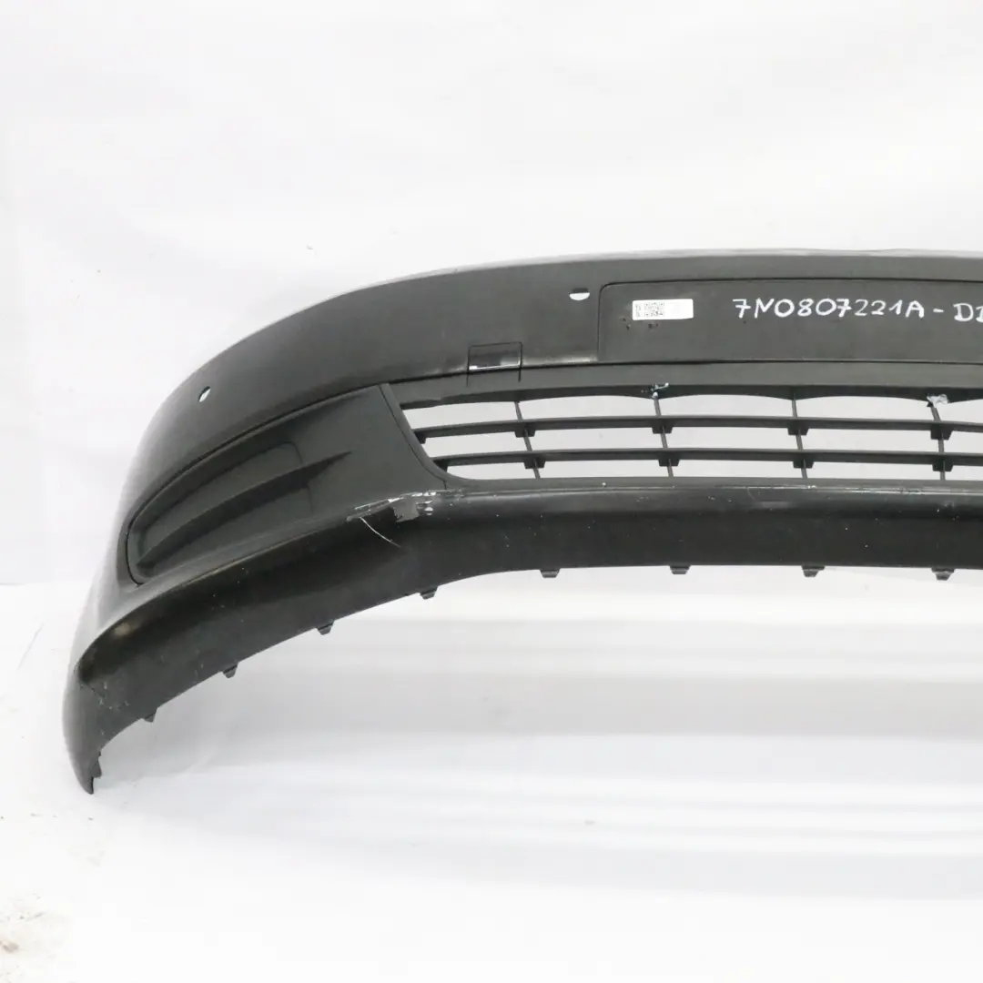 Front Bumper Volkswagen VW Sharan 7N Front Trim Panel Cover Deep Black - C9X to with Part number 7N0807221A Front Bumper Volkswagen VW Sharan 7N Front Trim Panel Cover Deep Black - C9X - SKU 7N0807221A-DBL - Part number 7N0807221A