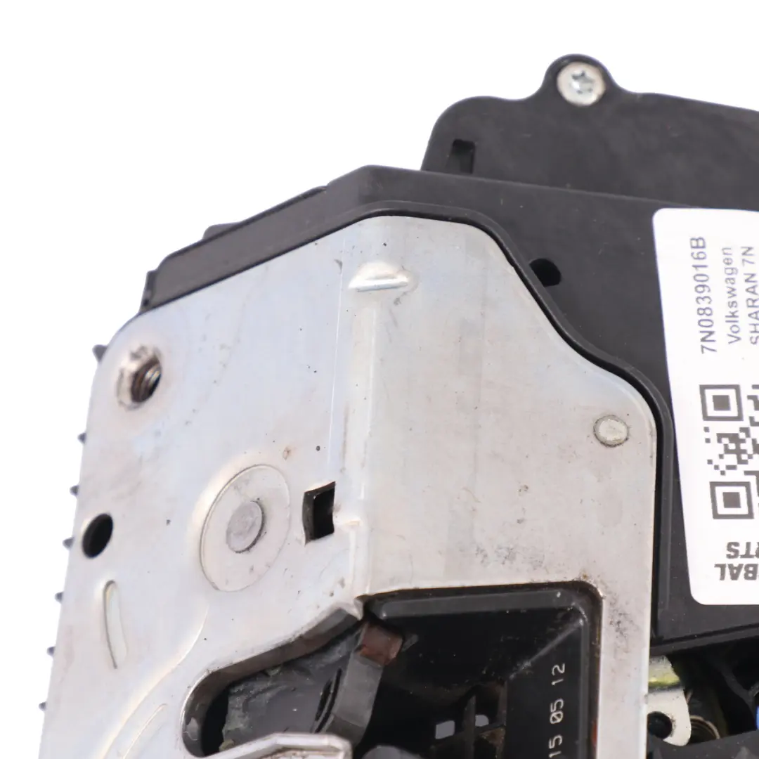 VW Volkswagen Sharan 7N Zamek Drzwi Prawy Tył - SKU 7N0839016B - Numer Części 7N0839016B
