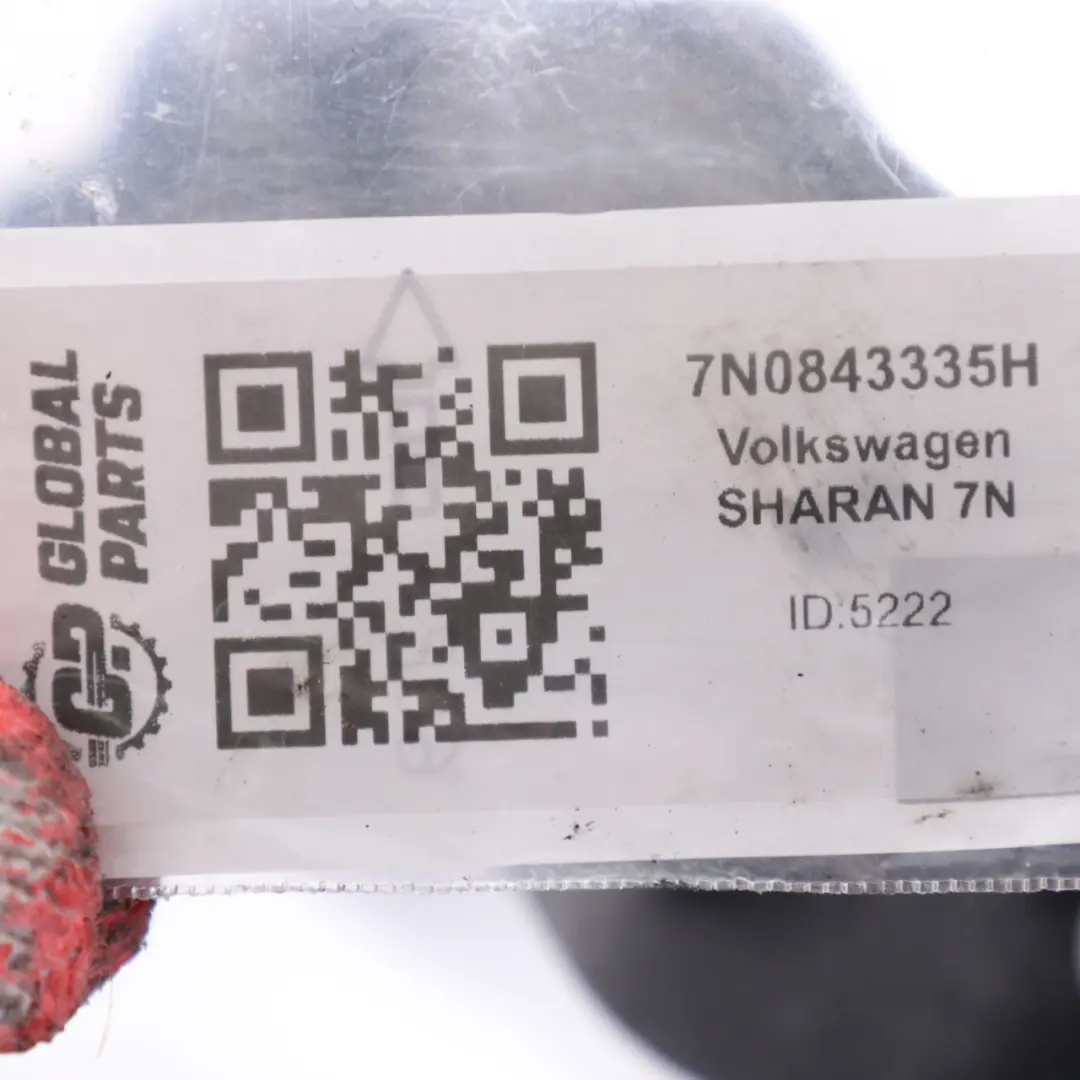 Volkswagen Sharan 7N Supporto rullo scorrevole posteriore sinistro - SKU 7N0843335H - Numero di parte 7N0843335H