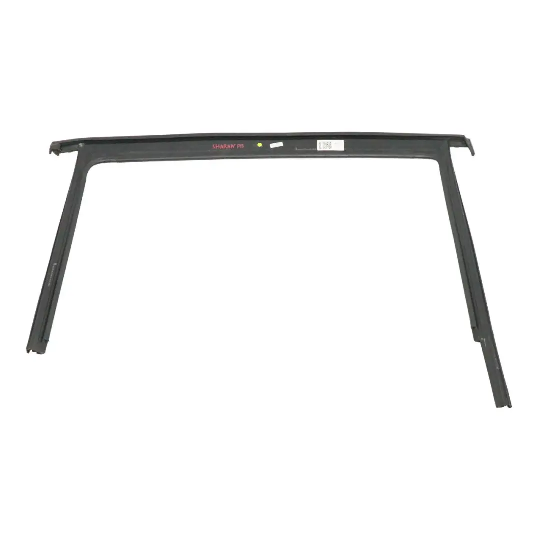 VW Sharan 7N Cache de fenêtre Porte arrière droite Finisseur Guide Noir - SKU 7N0843344L - Numéro de pièce 7N0843344L