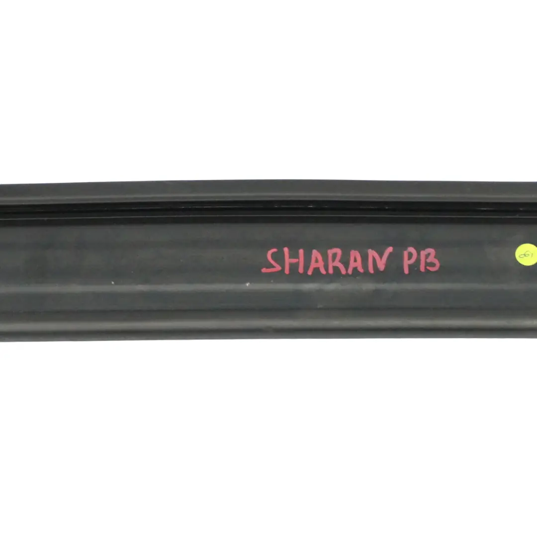 VW Sharan 7N Window Trim Cover Door Rear Right O/S Finisher Guide Black - SKU 7N0843344L - Part number 7N0843344L