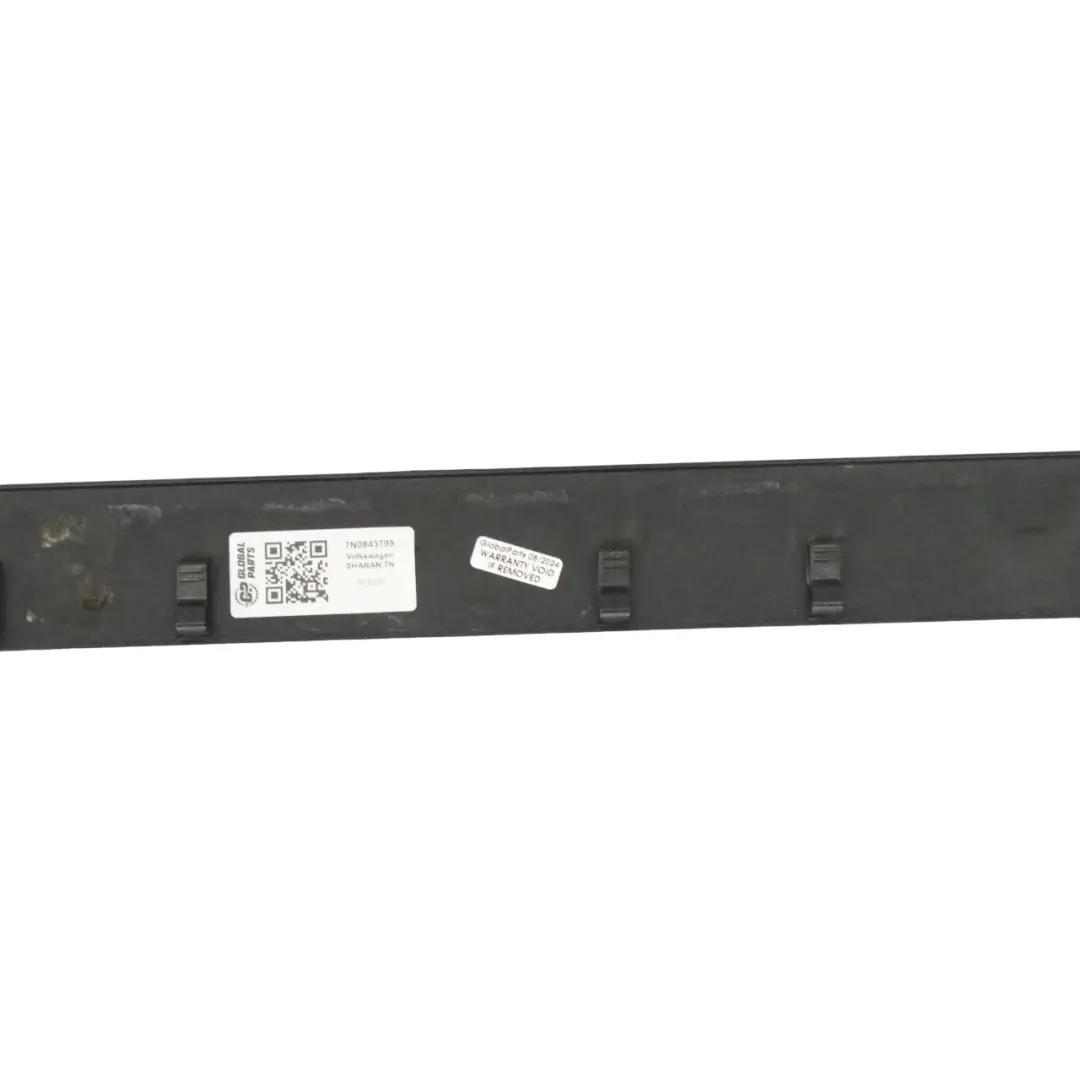 Volkswagen Sharan 7N Door Rail Rear Left N/S Sill Trim Cover - SKU 7N0843795 - Part number 7N0843795