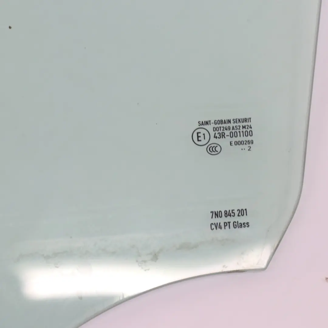 Volkswagen Sharan 7N Window Glass Front Door Left N/S Glazing AS2 - SKU 7N0845201 - Part number 7N0845201