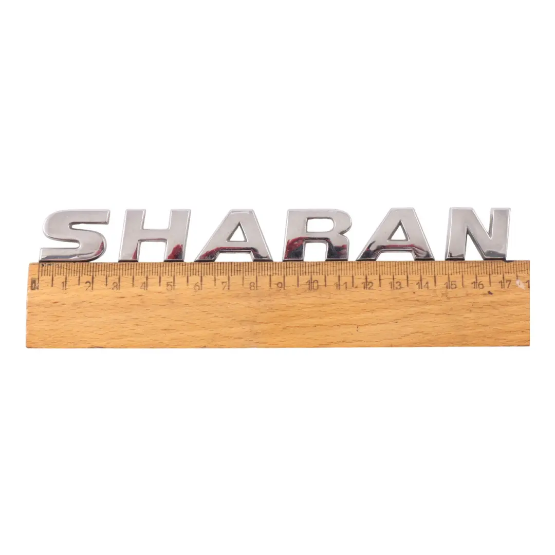 Volkswagen Sharan 7N Emblem Rear Model Name Logo Trunk Lid Badge - SKU 7N0853687 - Part number 7N0853687
