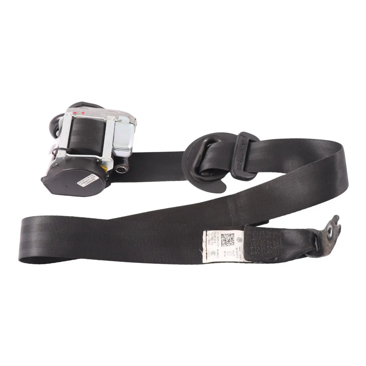 VW Volkswagen Sharan 7N Ceinture de sécurité arrière gauche Noir 7N0857805D