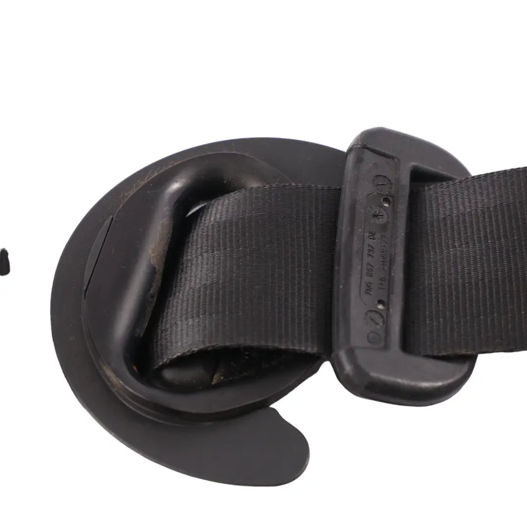 VW Volkswagen Sharan 7N Cinturón seguridad trasero izquierdo negro - SKU 7N0857805D - Número de pieza 7N0857805D
