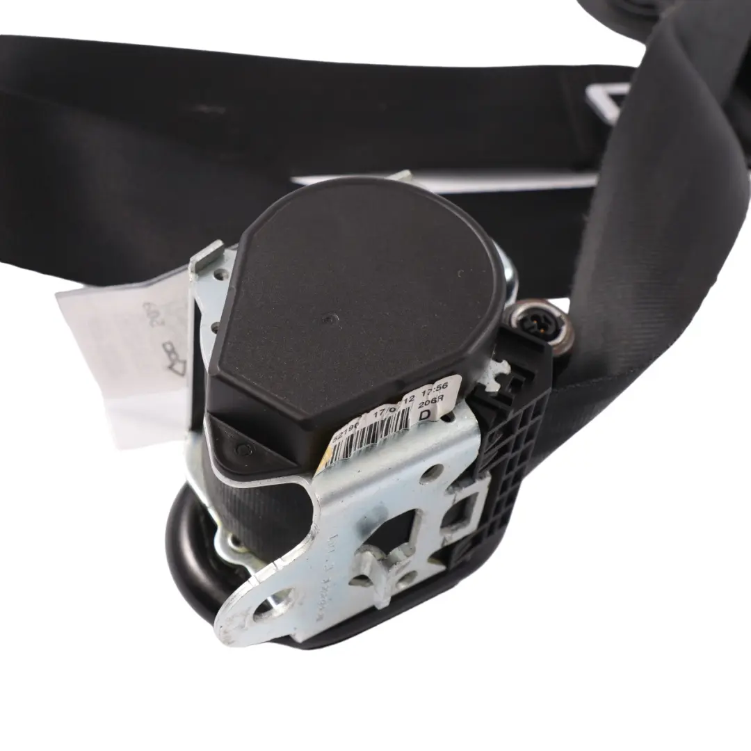 VW Volkswagen Sharan 7N Rear Seat Belt Right O/S Seatbelt Black - SKU 7N0857806D - Part number 7N0857806D