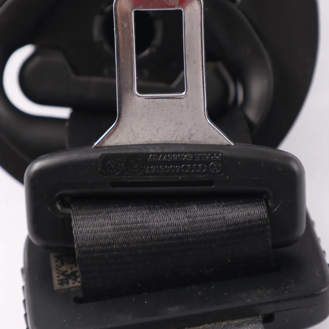 VW Volkswagen Sharan 7N Seatbelt Rear Right O/S Black 3rd Third Row - SKU 7N0857812 - Part number 7N0857812