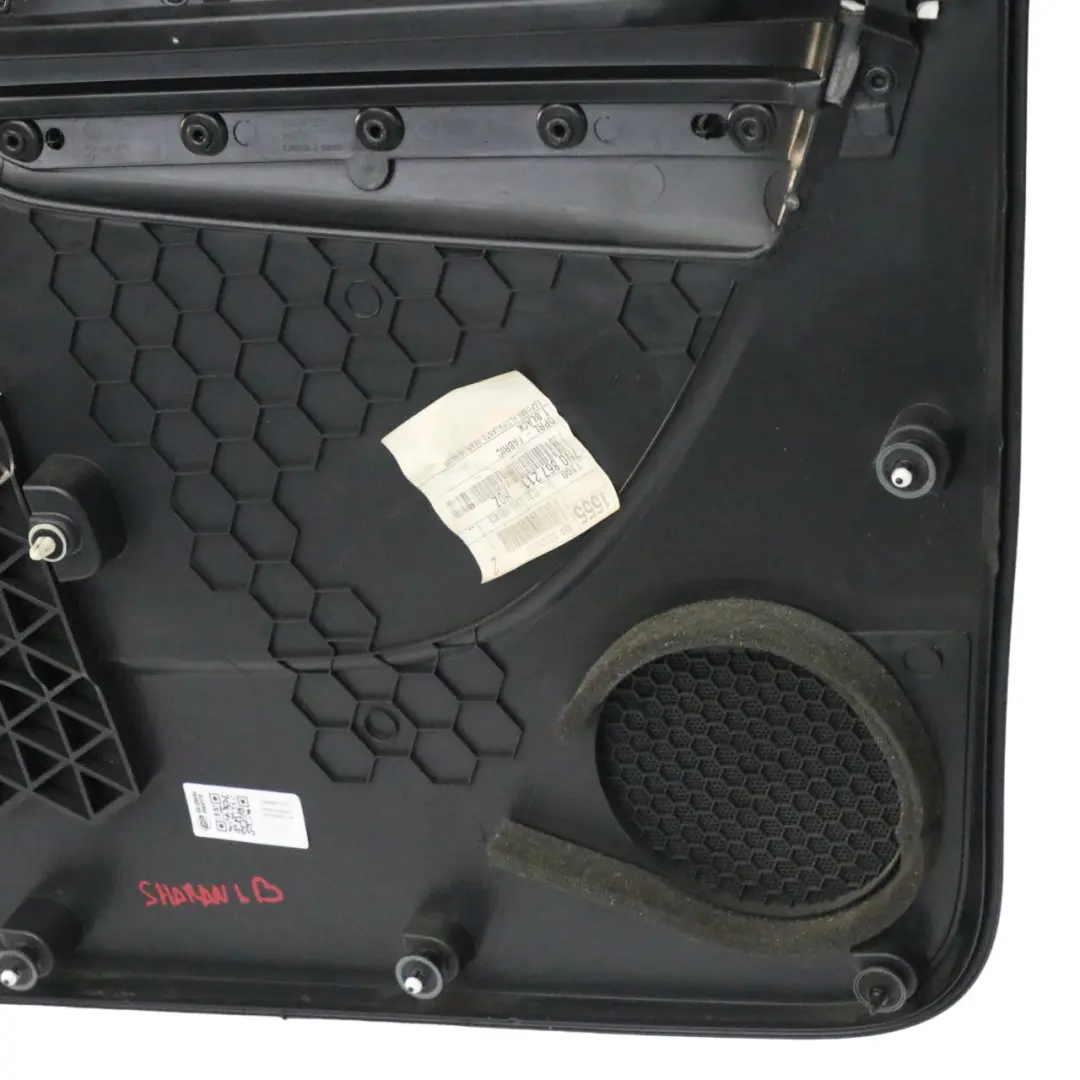 VW Volkswagen Sharan Tarjeta Puerta Delantera Izquierda Forro Panel - SKU 7N0867211 - Número de pieza 7N0867211