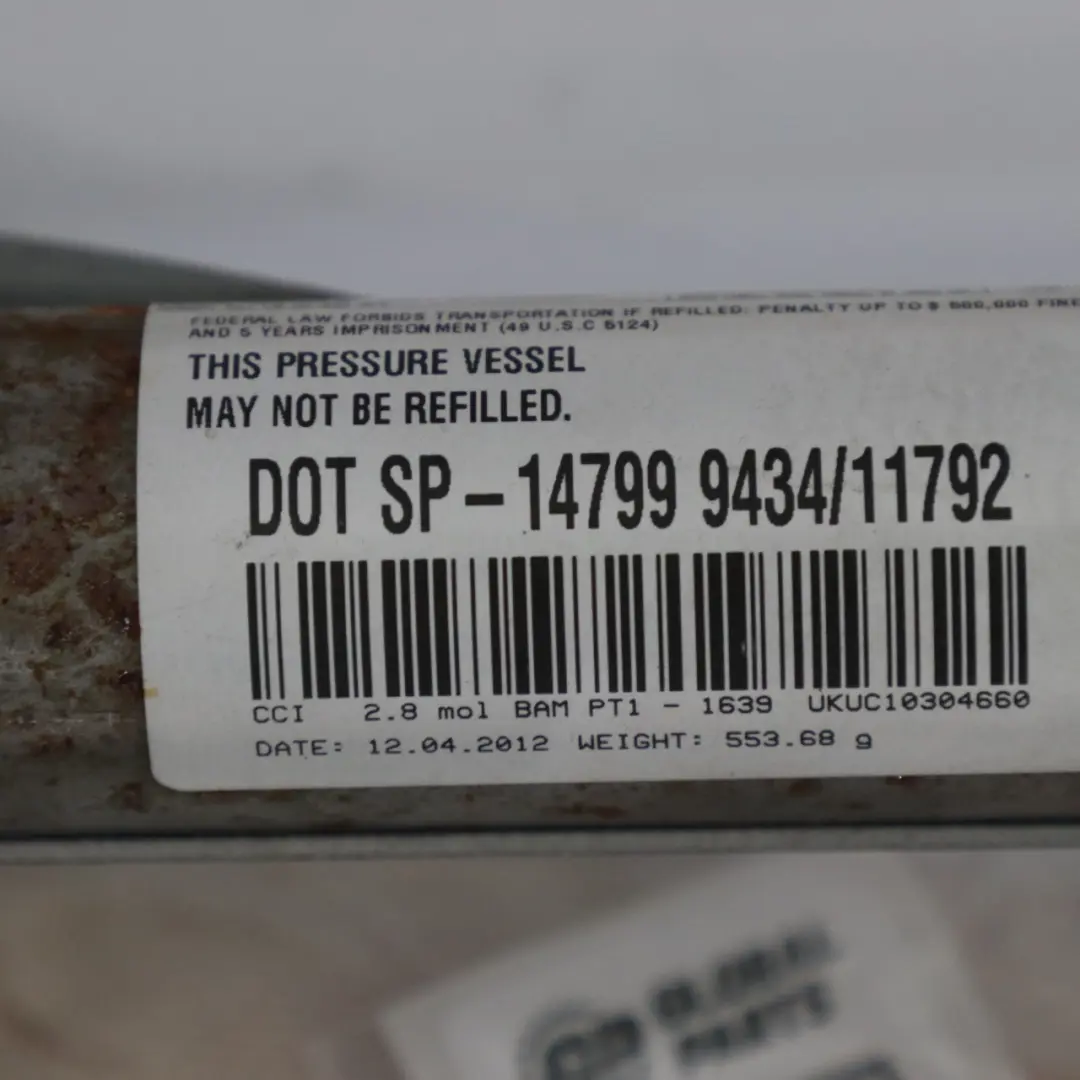 Volkswagen Sharan 7N Cabezal Módulo Aire Techo Cortina Lateral Derecha - SKU 7N0880742 - Número de pieza 7N0880742