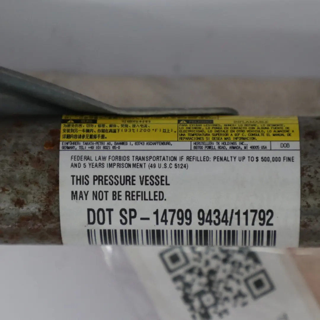 7N Poduszka Powietrzna Dachowa Kurtyna Prawa do Volkswagen Sharan o numerze 7N0880742 Volkswagen Sharan 7N Poduszka Powietrzna Dachowa Kurtyna Prawa - SKU 7N0880742 - Numer Części 7N0880742