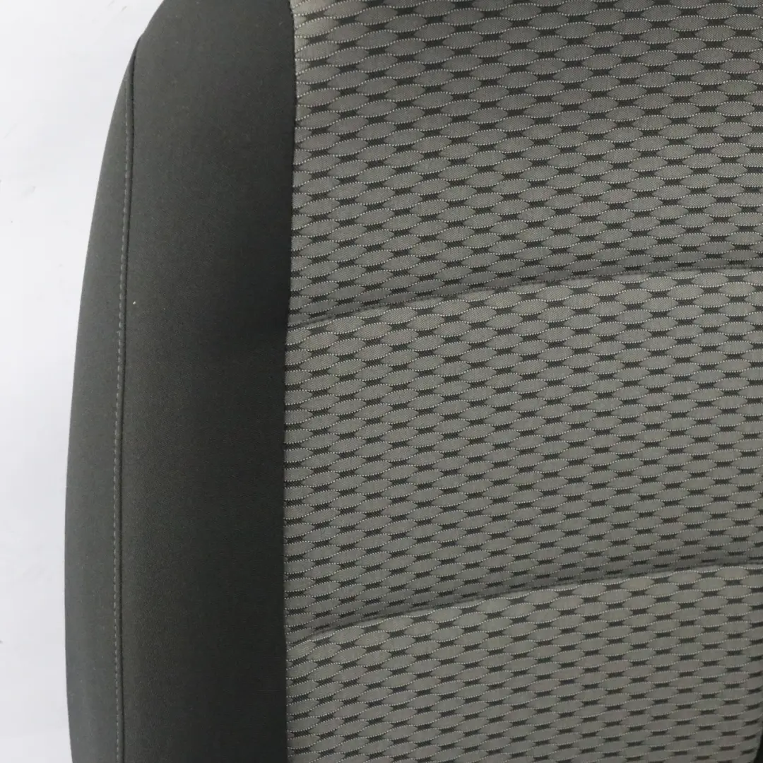 VW Volkswagen Sharan 7N Front Seat Left N/S Interior Cloth Fabric Black Grey - SKU 7N0881805-1 - Part number 7N0881805