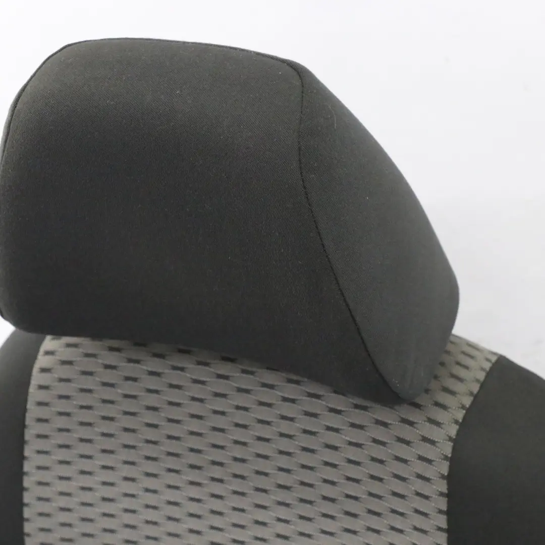 VW Volkswagen Sharan 7N Front Seat Left N/S Interior Cloth Fabric Black Grey - SKU 7N0881805-1 - Part number 7N0881805