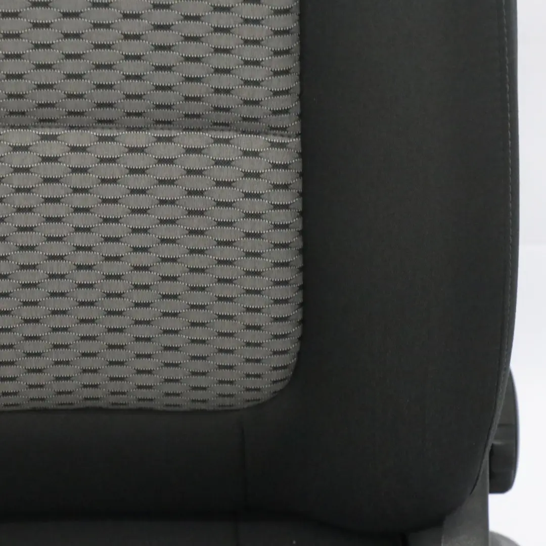 VW Volkswagen Sharan 7N Front Seat Left N/S Interior Cloth Fabric Black Grey - SKU 7N0881805-1 - Part number 7N0881805