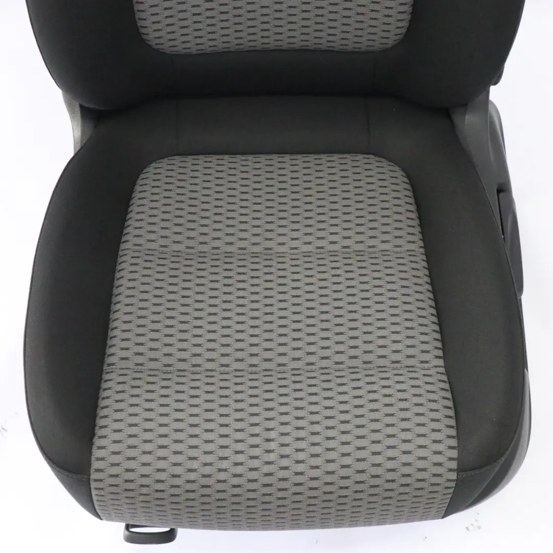 VW Volkswagen Sharan 7N Front Seat Left N/S Interior Cloth Fabric Black Grey - SKU 7N0881805-1 - Part number 7N0881805