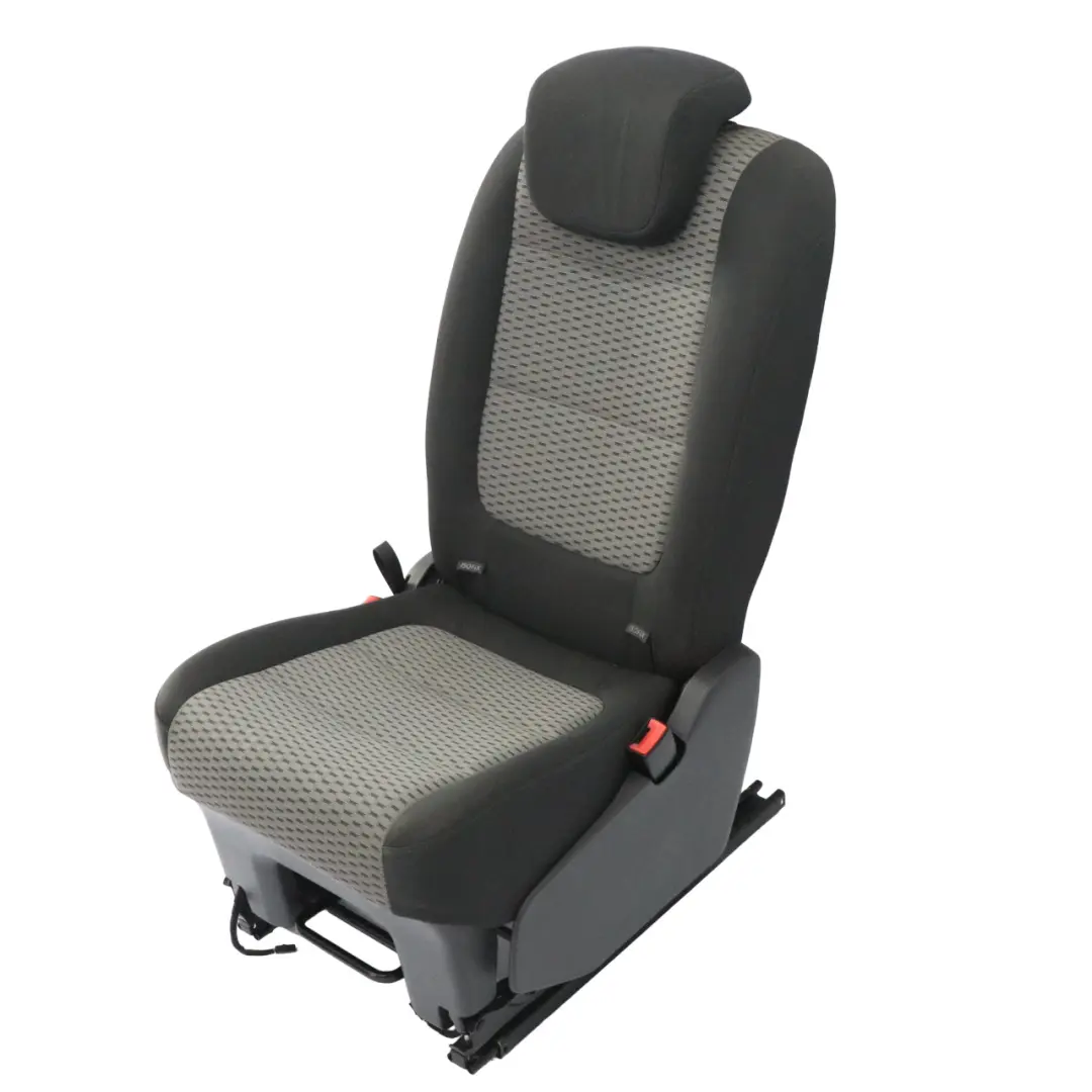 VW Volkswagen Sharan 7N Sedile posteriore centrale 3a fila tessuto nero grigio - SKU 7N0883805BH-1 - Numero di parte 7N0883805BH