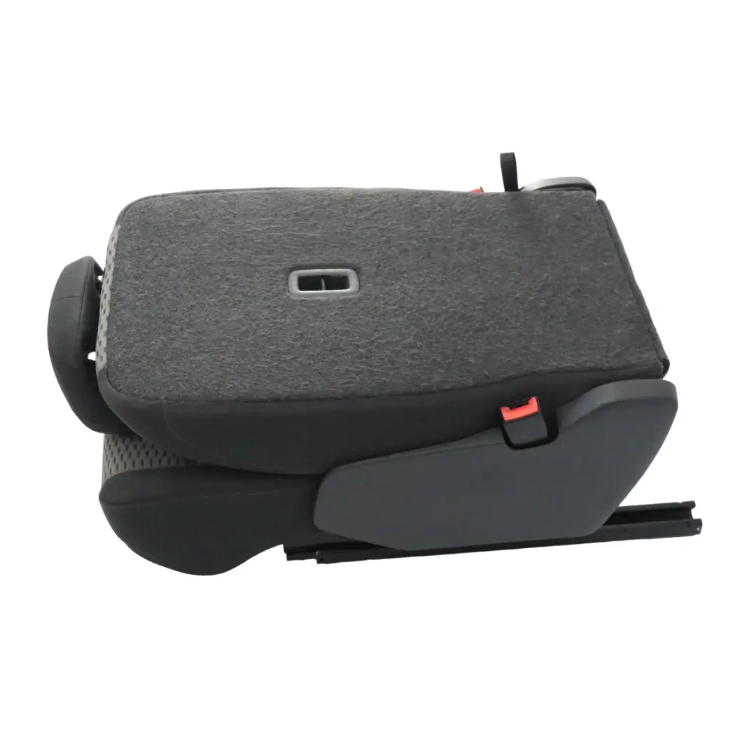 VW Volkswagen Sharan 7N Rücksitz Zentral 3. Sitzreihe Stoff Schwarz Grau - SKU 7N0883805BH-1 - Teilenummer 7N0883805BH