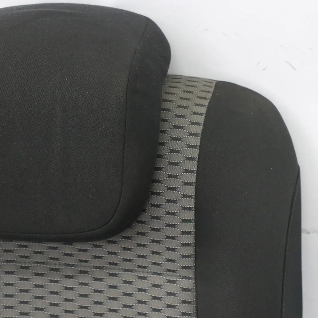 VW Volkswagen Sharan 7N Rear Seat Central 3rd Seat Row Cloth Fabric Black Grey - SKU 7N0883805BH-1 - Part number 7N0883805BH
