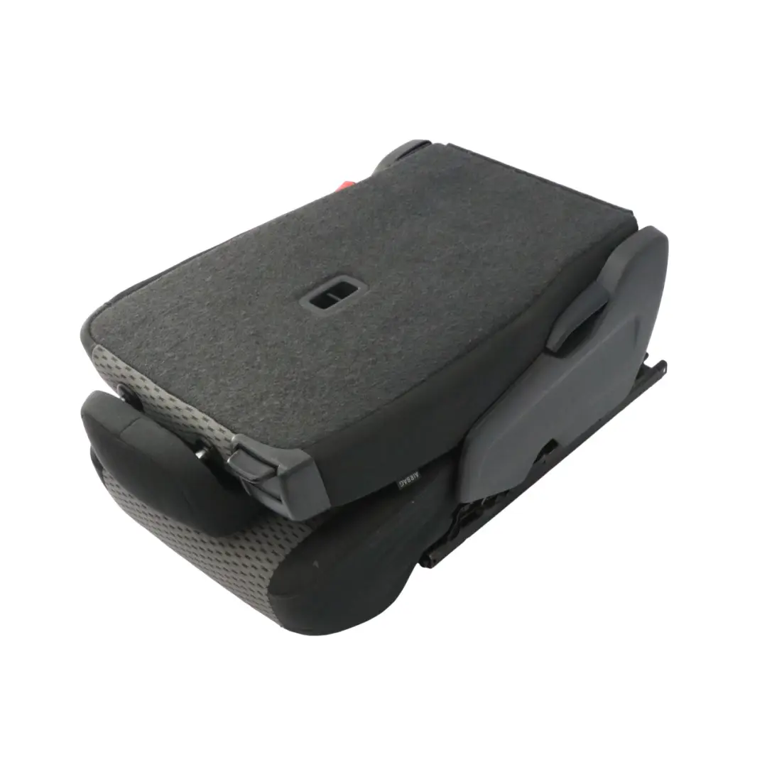 VW Volkswagen Sharan 7N Rear Seat Left N/S 3rd Seat Row Cloth Fabric Black Grey - SKU 7N0883805CF-1 - Part number 7N0883805CF