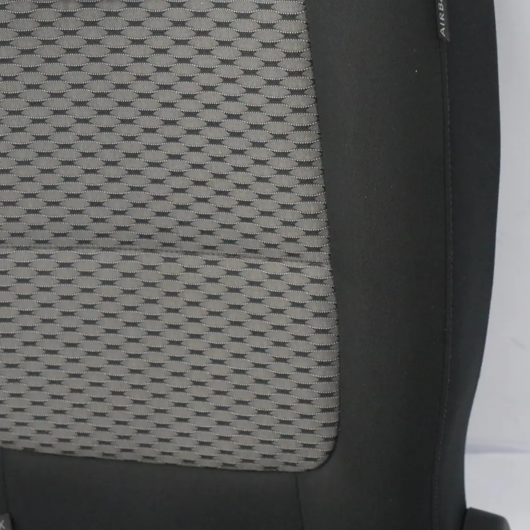 VW Volkswagen Sharan 7N Rear Seat Left N/S 3rd Seat Row Cloth Fabric Black Grey - SKU 7N0883805CF-1 - Part number 7N0883805CF