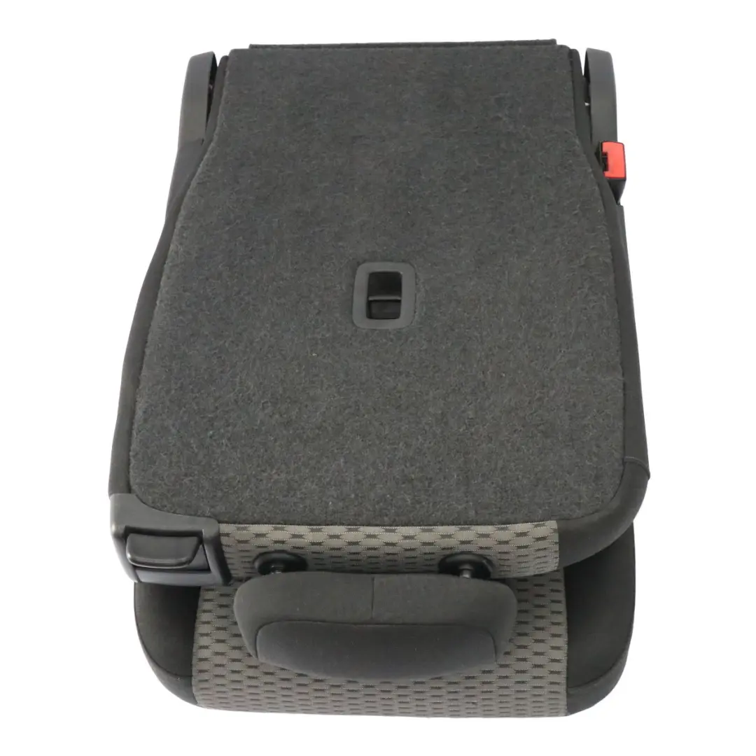 VW Volkswagen Sharan 7N Siège arrière droit 3ème rangée Tissu Noir Gris - SKU 7N0883806BQ-1 - Numéro de pièce 7N0883806BQ