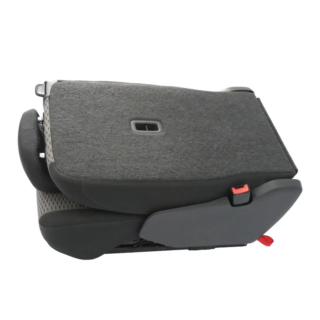 VW Volkswagen Sharan 7N Asiento Trasero Derecho 3ª Fila Tela Negro Gris - SKU 7N0883806BQ-1 - Número de pieza 7N0883806BQ