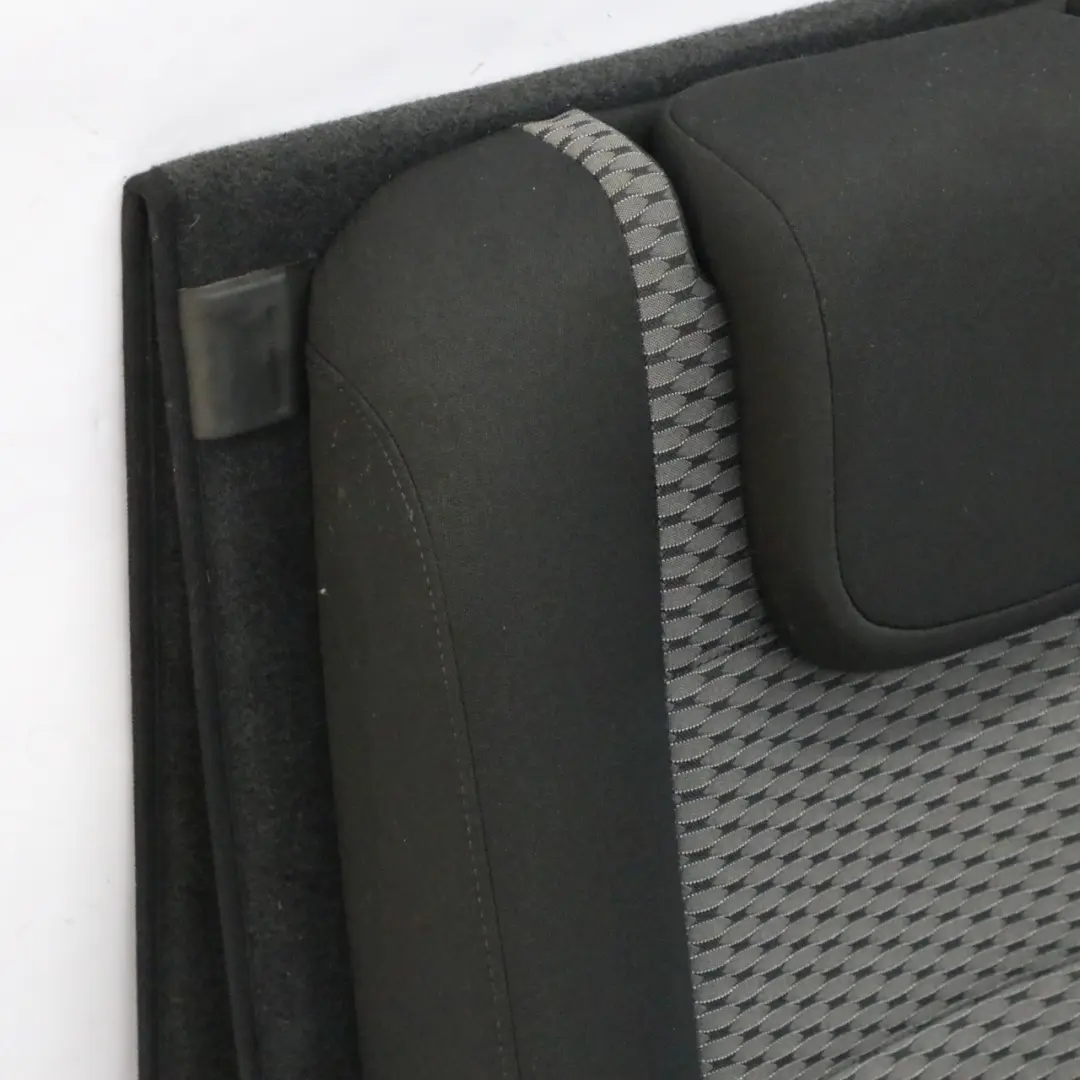 VW Volkswagen Sharan 7N Rear Seat Left N/S Interior Cloth Fabric Black Grey - SKU 7N0885805-1 - Part number 7N0885805