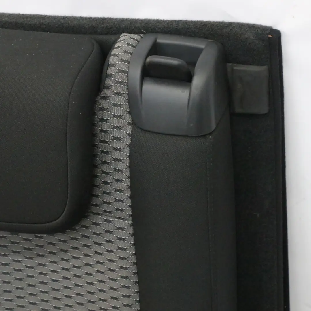 VW Volkswagen Sharan 7N Rear Seat Left N/S Interior Cloth Fabric Black Grey - SKU 7N0885805-1 - Part number 7N0885805