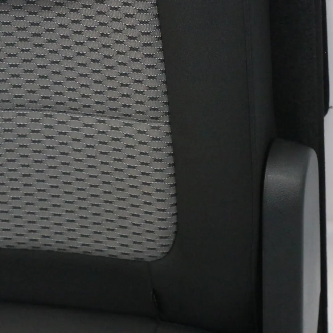 VW Volkswagen Sharan 7N Fotel Siedzenie Lewe Tylne Materiał Czarny Szary - SKU 7N0885805-1 - Numer Części 7N0885805