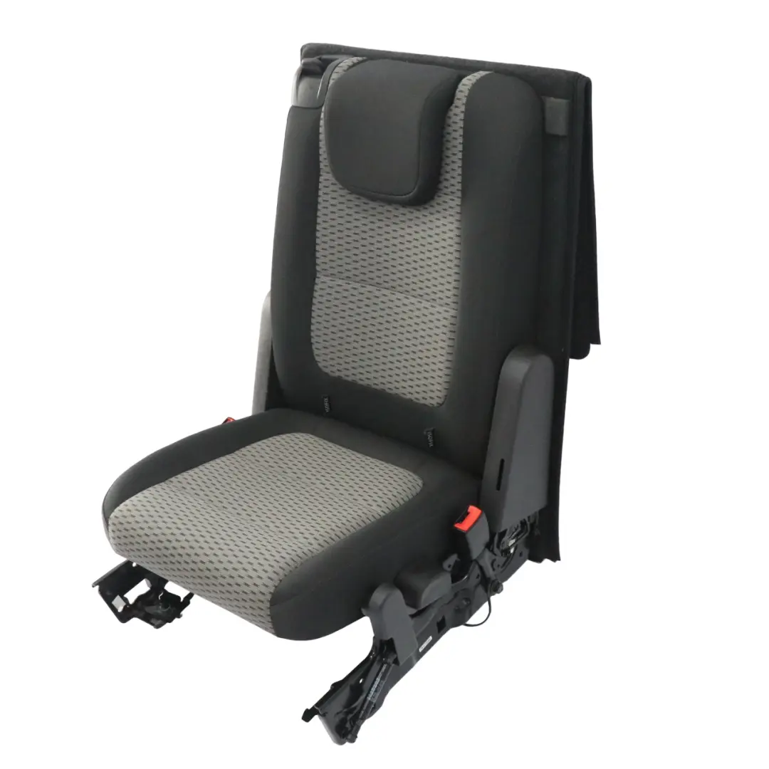 7N Asiento Trasero Derecho Interior Tela Negro Gris para VW Volkswagen Sharan con número de pieza 7N0885806 VW Volkswagen Sharan 7N Asiento Trasero Derecho Interior Tela Negro Gris - SKU 7N0885806-1 - Número de pieza 7N0885806