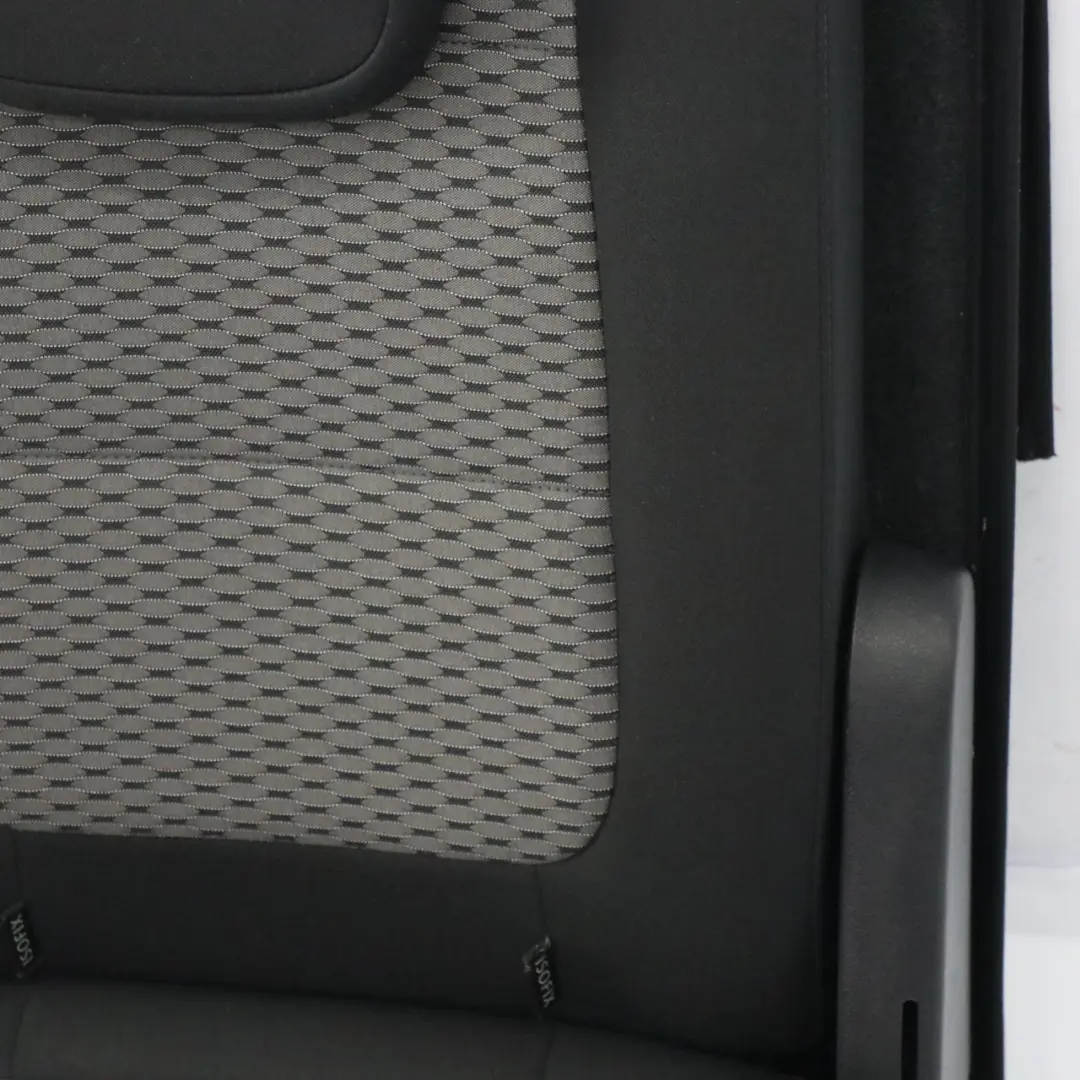 VW Volkswagen Sharan 7N Fotel Siedzenie Prawe Tylne Materiał Czarny Szary - SKU 7N0885806-1 - Numer Części 7N0885806