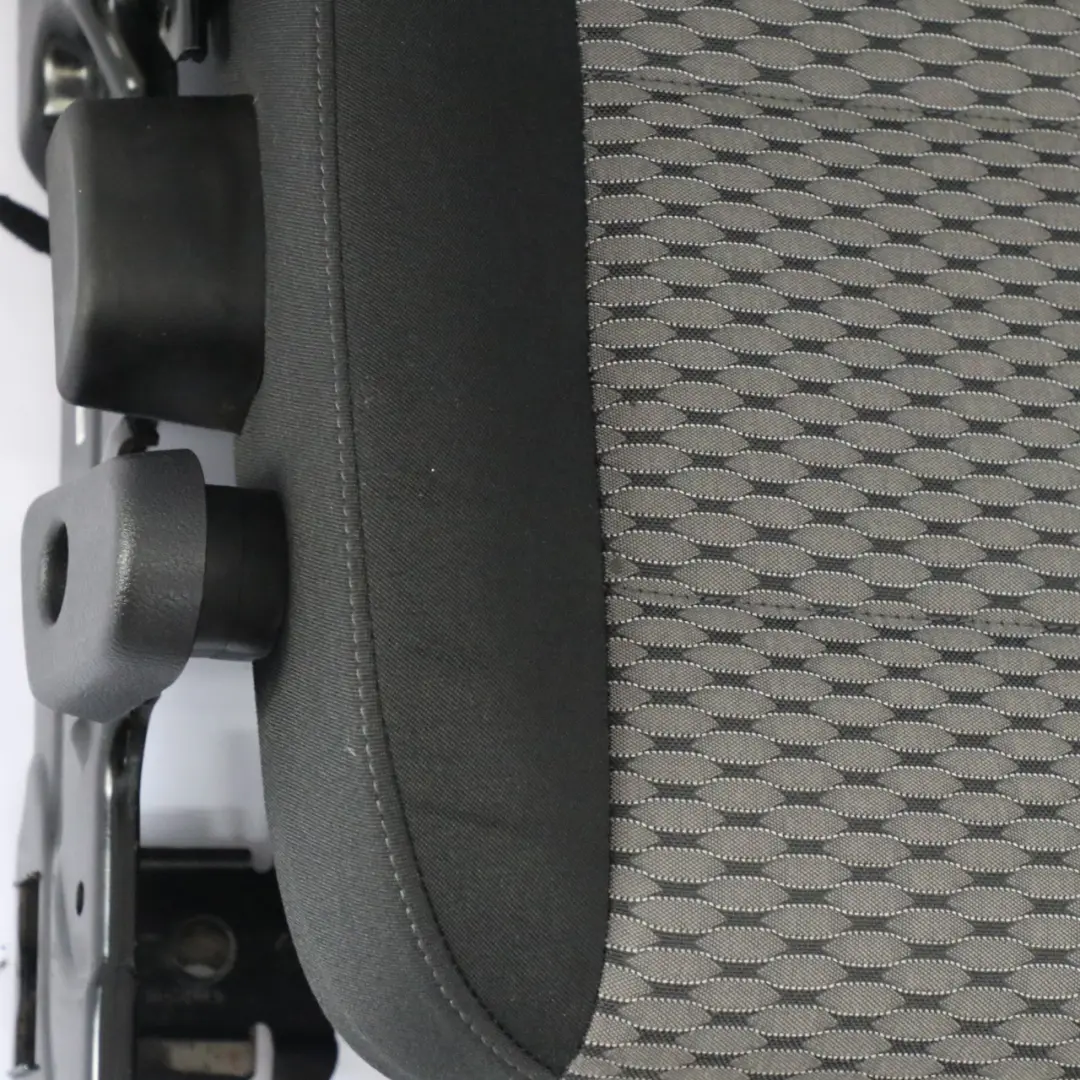 VW Volkswagen Sharan 7N Asiento Trasero Derecho Interior Tela Negro Gris - SKU 7N0885806-1 - Número de pieza 7N0885806