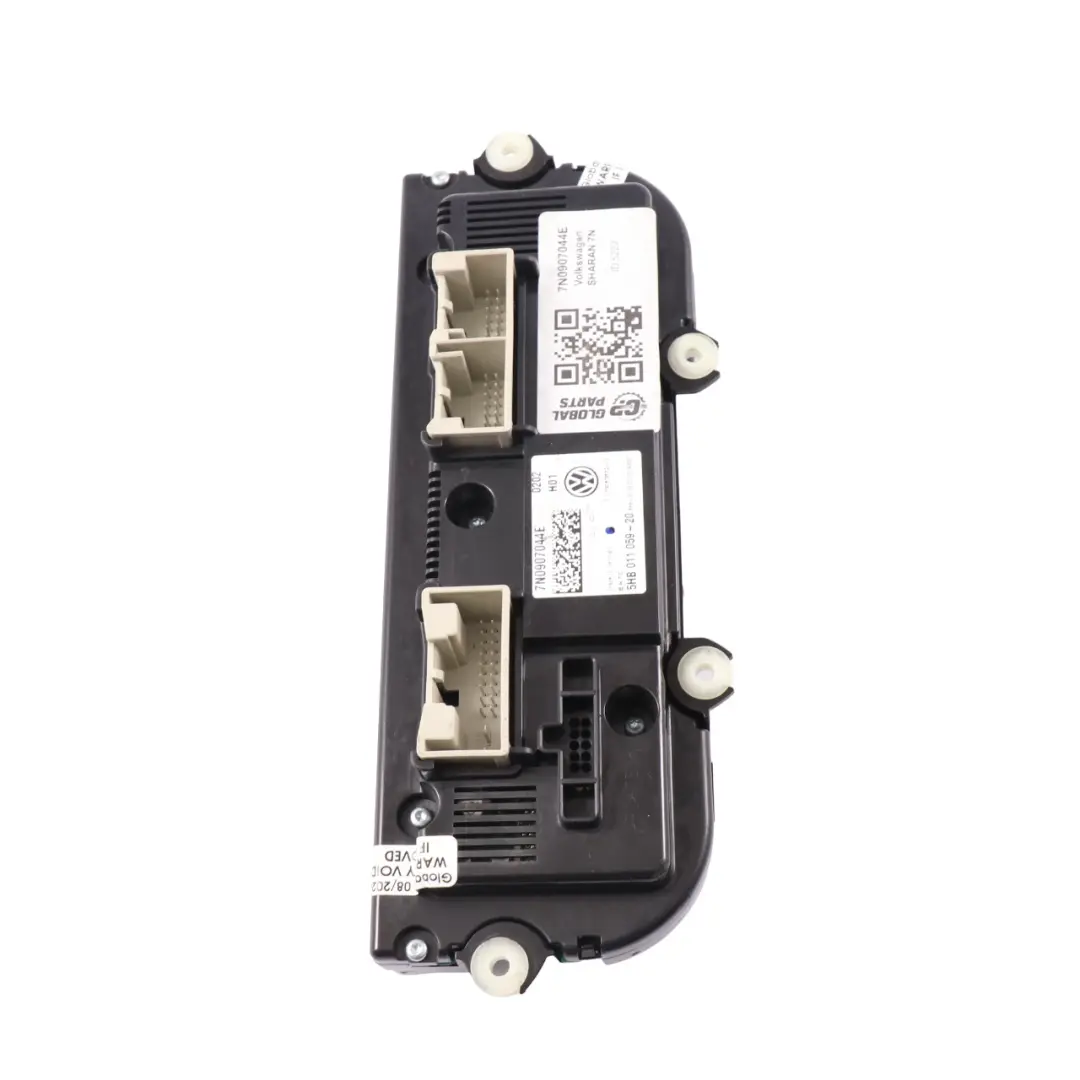 VW Sharan 7N Air Conditioning Climate Control Panel A/C Switch - SKU 7N0907044E - Part number 7N0907044E