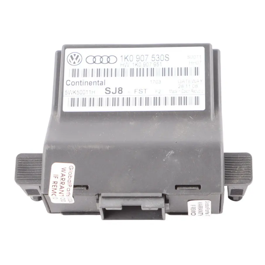 VW Tiguan 5N Central Gateway Control Unit Module Relay ECU 1K0907530S - SKU 7N0907530AF - Numéro de pièce 7N0907530AF